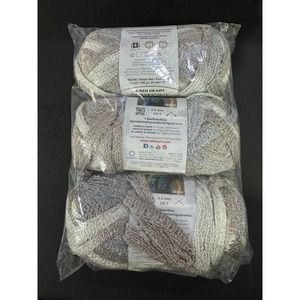 3 Skein Red Heart Boutique Sashay Metallic Yarn Opal